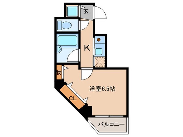 パライッソはやしの物件間取画像